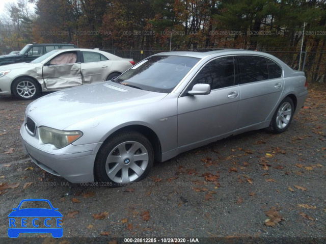 2004 BMW 7 SERIES 745LI WBAGN63504DS51932 image 1