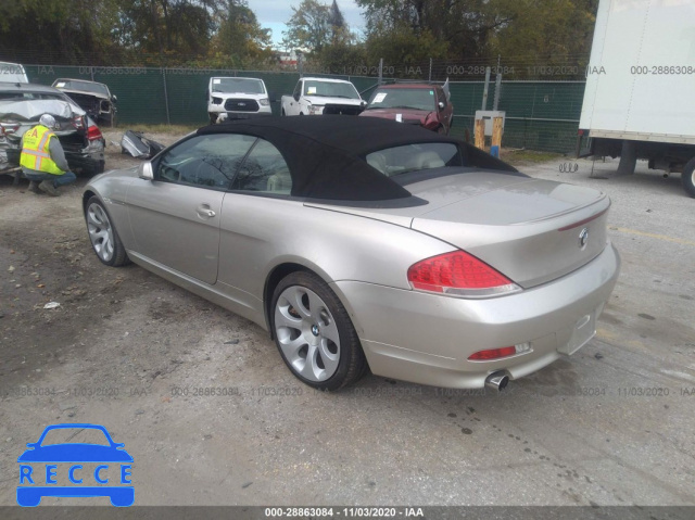 2004 BMW 6 SERIES 645CI WBAEK73404B322068 зображення 2