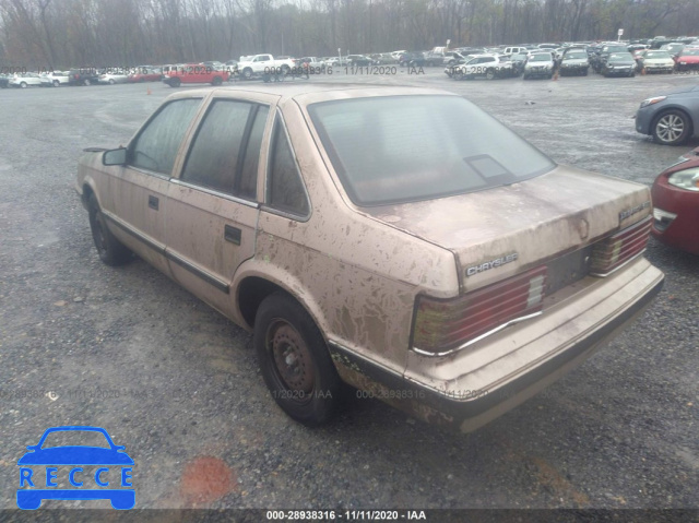 1987 CHRYSLER LEBARON GTS 1C3BH48D5HN391570 image 2