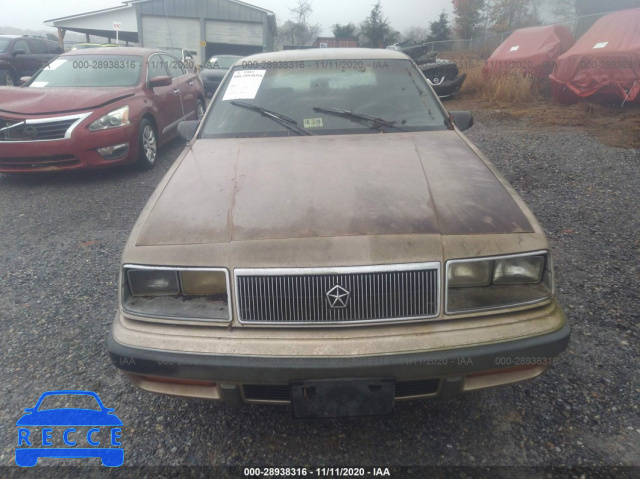 1987 CHRYSLER LEBARON GTS 1C3BH48D5HN391570 Bild 5