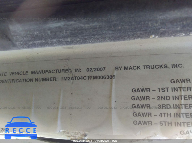 2007 MACK CTP713 CTP700 1M2AT04C17M006386 Bild 8