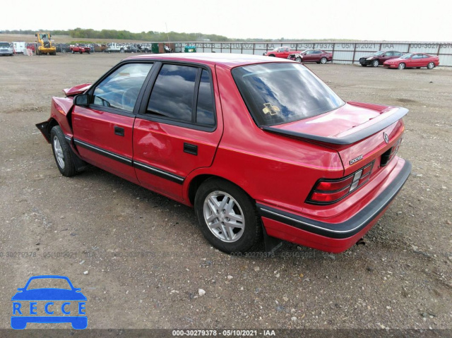 1989 DODGE SHADOW  1B3BP48D3KN677876 Bild 2