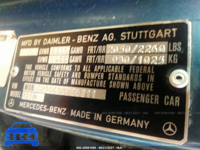 1981 MERCEDES-BENZ 240 D WDBAB23A6BB226211 image 8