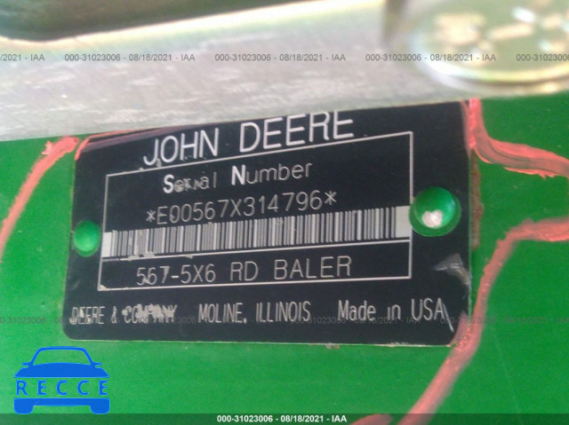 2004 JOHN DEERE OTHER  000E00567X314796 зображення 8