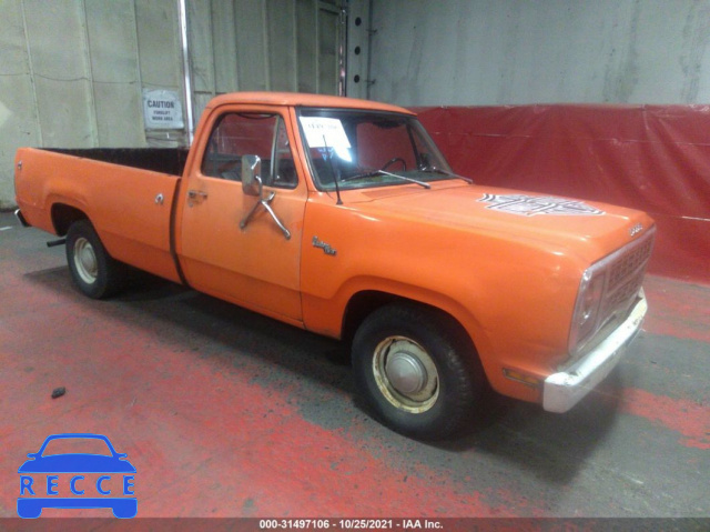 1979 DODGE PICKUP  D14JE9S237781 зображення 0