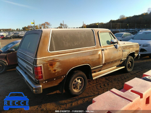 1989 DODGE RAMCHARGER AW-100 3B4GM17Y8KM932920 Bild 3