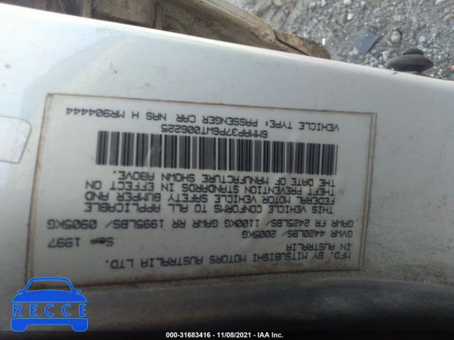 1998 MITSUBISHI DIAMANTE ES 6MMAP37P6WT006225 image 8