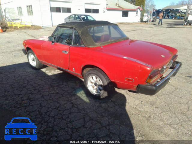 1981 FIAT 124 SPIDER ZFAAS00B4B8186511 image 2