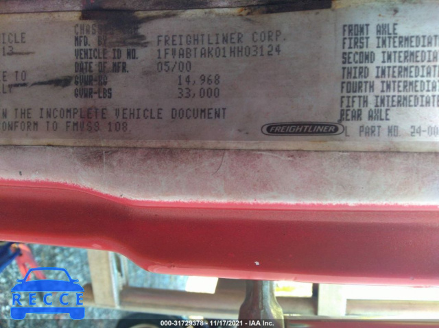 2001 FREIGHTLINER MEDIUM CONVENTIONAL FL70 1FVABTAK01HH03124 image 8