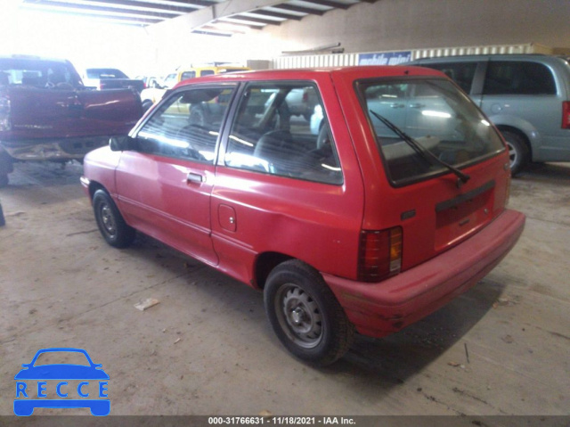 1991 FORD FESTIVA GL KNJPT06H9M6100343 image 2