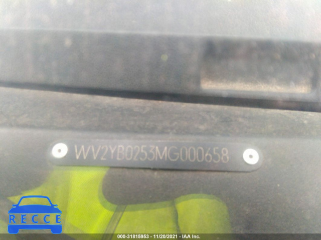 1991 VOLKSWAGEN VANAGON BUS WV2YB0253MG000658 image 8