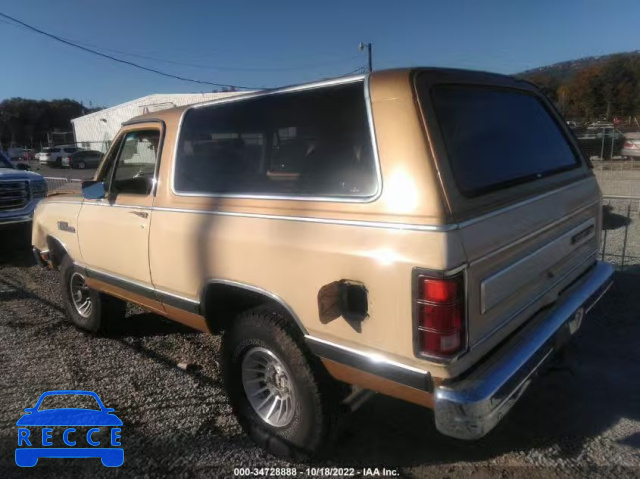 1986 DODGE RAMCHARGER AW-100 3B4HW12T6GM630821 image 2