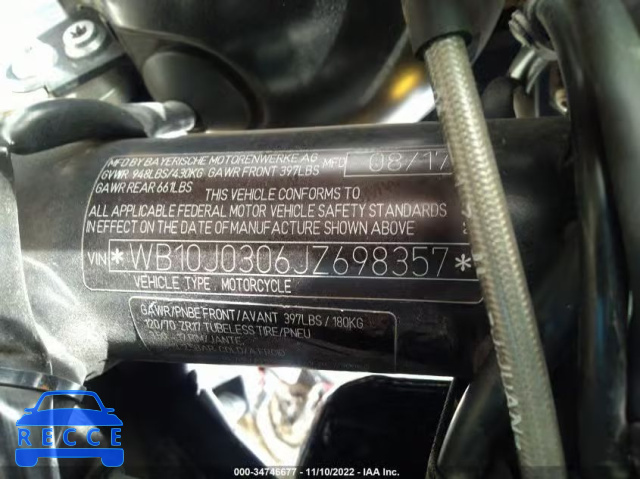 2018 BMW R NINE T WB10J0306JZ698357 image 9