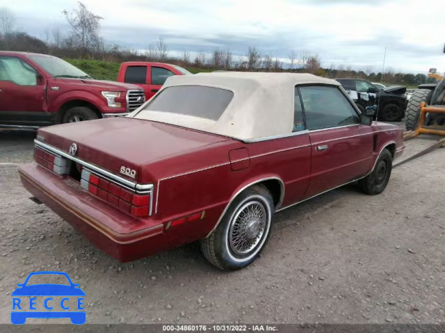 1984 DODGE 600 1B3BV55E2EG274635 image 3