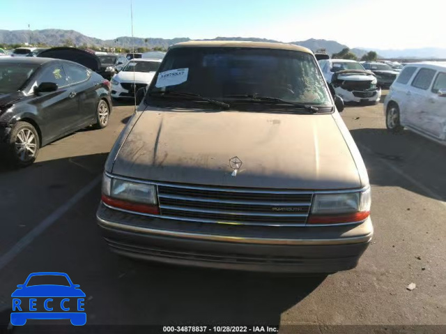 1991 PLYMOUTH VOYAGER LE 2P4GH55R5MR230474 image 5