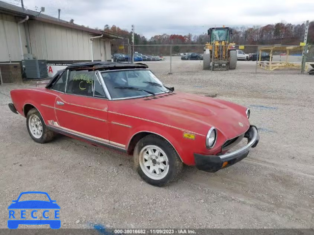 1982 FIAT 124 SPIDER ZFAAS00B1C8188850 image 0