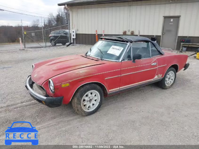 1982 FIAT 124 SPIDER ZFAAS00B1C8188850 image 1