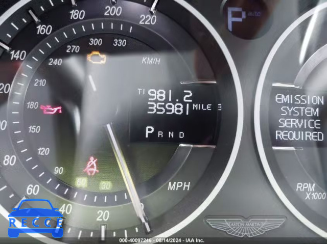 2009 ASTON MARTIN DBS SCFAD05D29GE01174 зображення 6