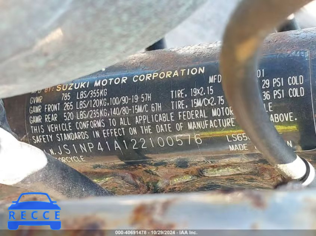 2002 SUZUKI LS650 P JS1NP41A122100576 image 8