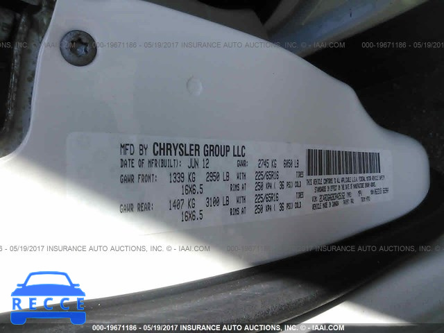 2012 Dodge Ram Van 2C4RDGAG9CR425162 image 8