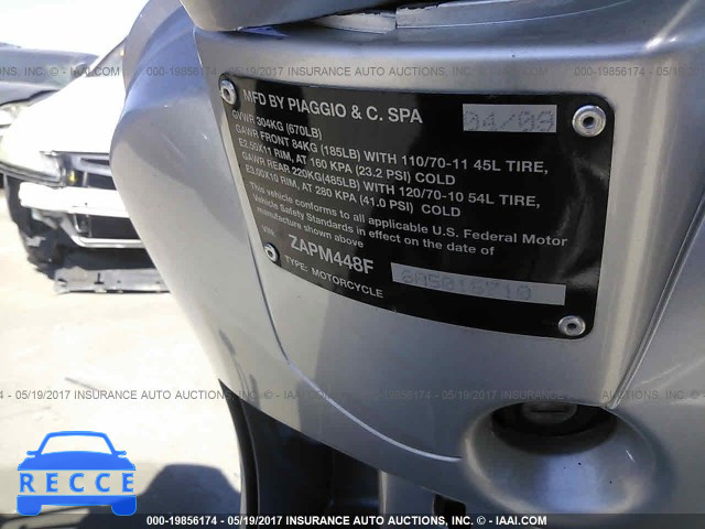 2010 Vespa LX 150 ZAPM448F8A5018710 image 9