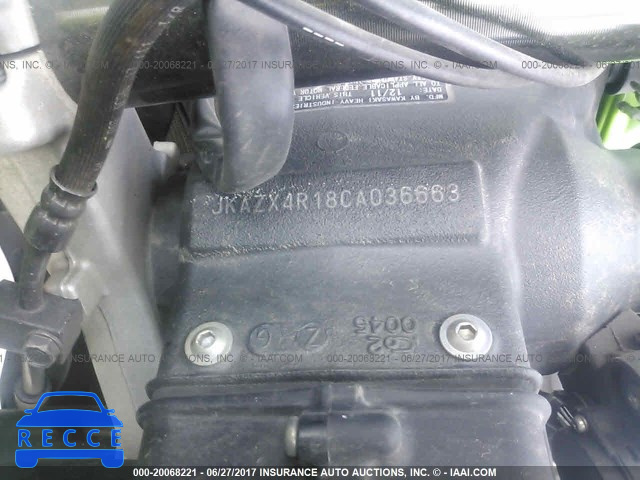 2012 Kawasaki ZX600 R JKAZX4R18CA036663 Bild 9