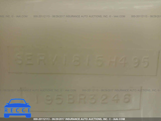 1995 SEA RAY BOAT SERV1815H495 image 8
