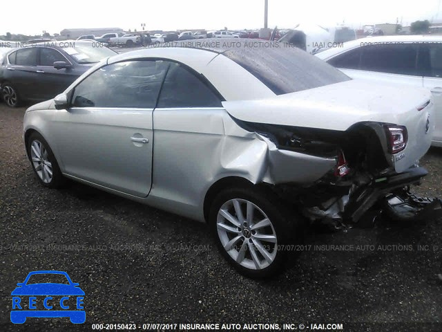2012 Volkswagen EOS KOMFORT WVWBW7AH8CV001800 image 2