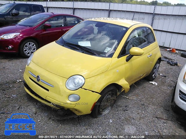 2014 Fiat 500 POP 3C3CFFAR1ET185766 image 1