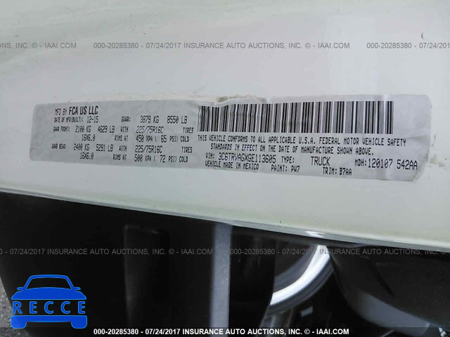 2016 RAM Promaster 1500 1500 STANDARD 3C6TRVAGXGE113605 image 8