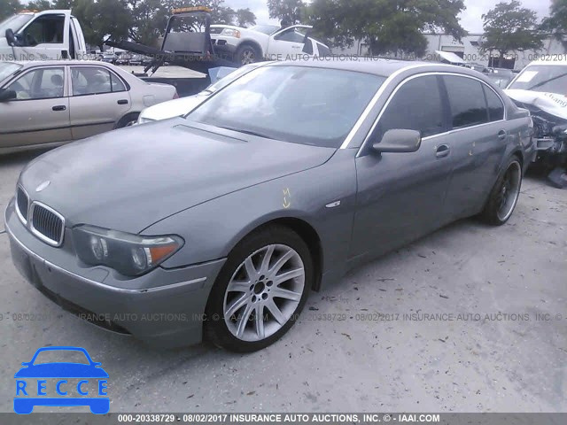 2002 BMW 745 LI WBAGN63452DR05716 image 1