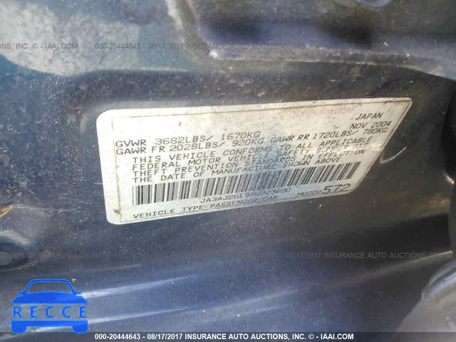 2005 Mitsubishi Lancer ES JA3AJ26E95U023680 image 7