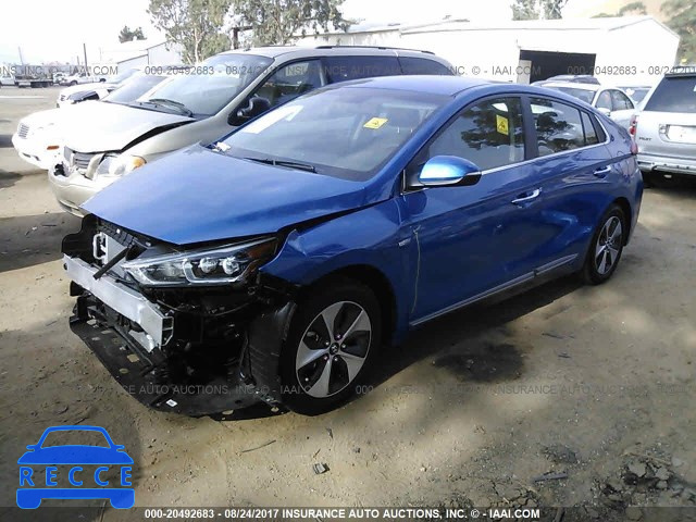 2017 HYUNDAI IONIQ LIMITED KMHC85LH6HU007233 зображення 1