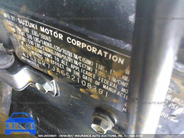 2005 Suzuki GSX-R750 K JS1GR7JA652108391 image 9