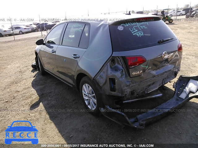 2016 Volkswagen Golf S/SE/SEL 3VW217AU1GM007513 image 2