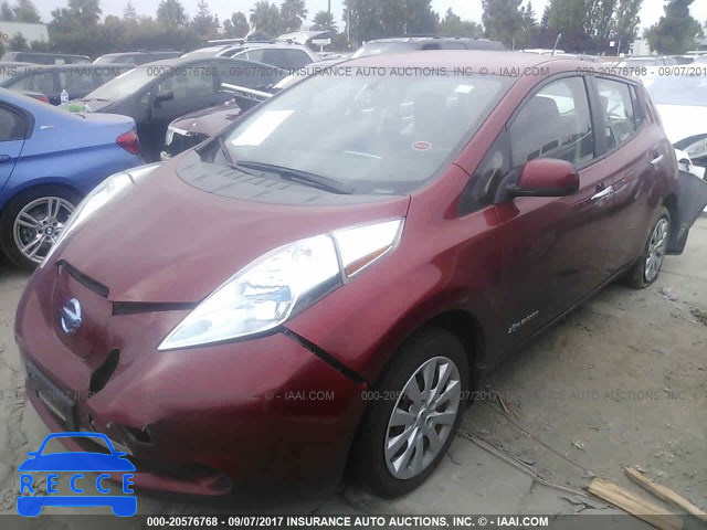 2014 NISSAN LEAF S/SV/SL 1N4AZ0CP7EC333357 image 1