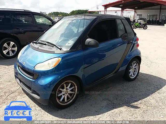 2008 Smart Fortwo PASSION WMEEK31X58K198640 image 1
