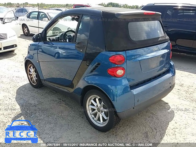 2008 Smart Fortwo PASSION WMEEK31X58K198640 image 2