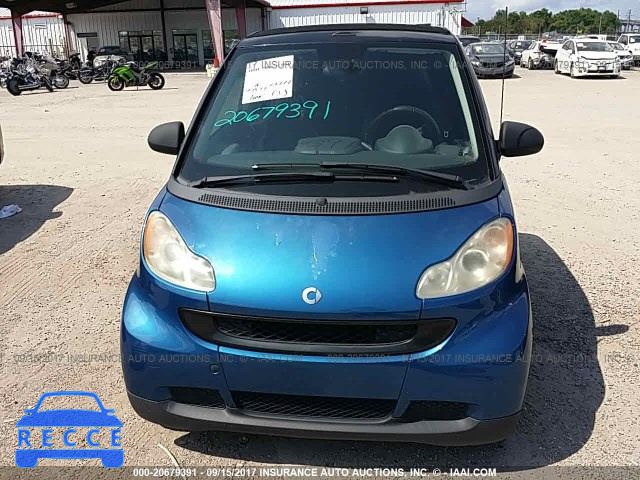 2008 Smart Fortwo PASSION WMEEK31X58K198640 зображення 5