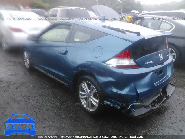 2011 Honda CR-Z EX JHMZF1D69BS002975 image 2