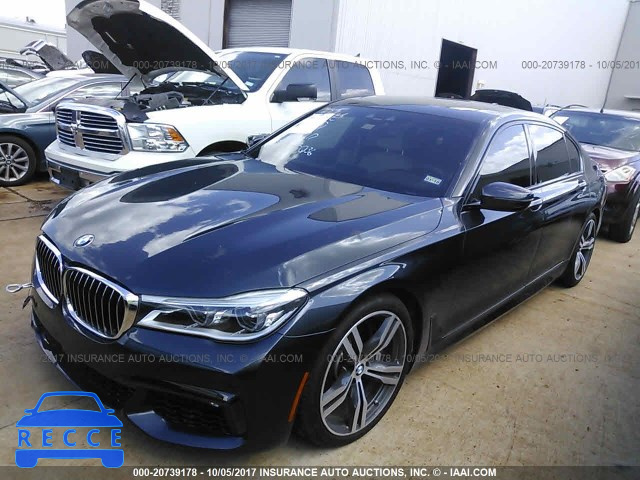 2016 BMW 750 XI WBA7F2C56GG418125 зображення 1