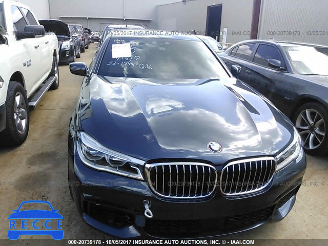 2016 BMW 750 XI WBA7F2C56GG418125 зображення 5