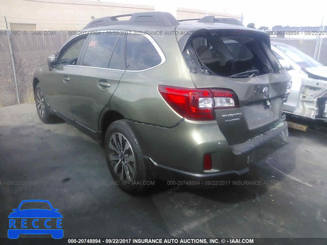 2016 Subaru Outback 2.5I LIMITED 4S4BSANC5G3358534 image 2