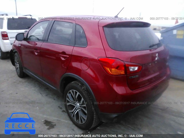 2016 Mitsubishi Outlander Sport ES JA4AP3AU0GZ063991 image 2