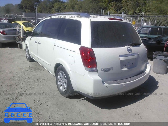 2008 Nissan Quest S/SE/SL 5N1BV28U08N105290 Bild 2