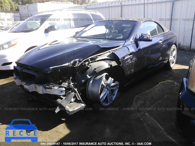 2013 BMW 650 I WBAYP9C51DD168817 image 1