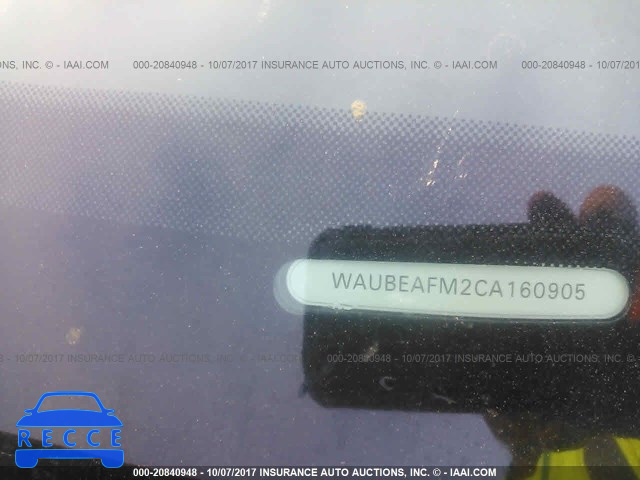 2012 Audi A3 PREMIUM WAUBEAFM2CA160905 зображення 8