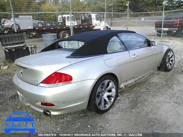 2006 BMW 650 I WBAEK13496CN78171 зображення 3