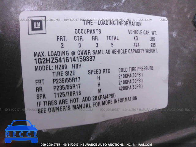 2001 Pontiac Bonneville SSEI 1G2HZ541614159337 image 8