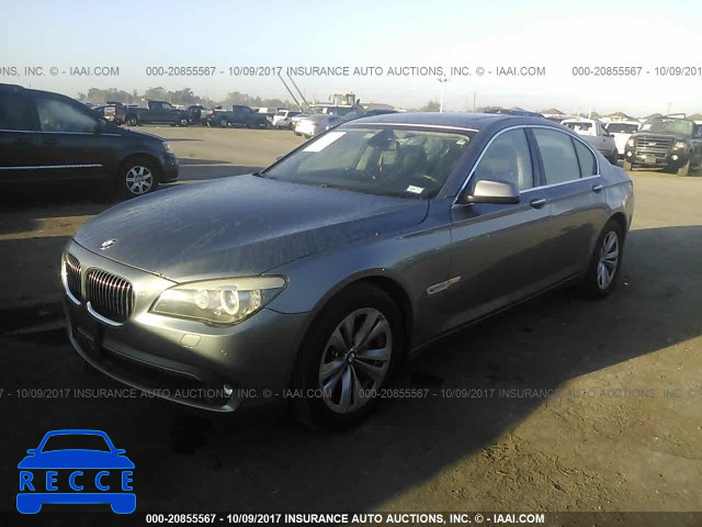 2011 BMW 740 I WBAKA4C51BC613134 image 1